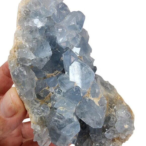 Other - Blue Celestite Crystal Natural Specimen Madagascar 334.4 grams Angel Stone
